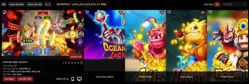 12bet cung cấp đa dạng game bắn cá siêu hot